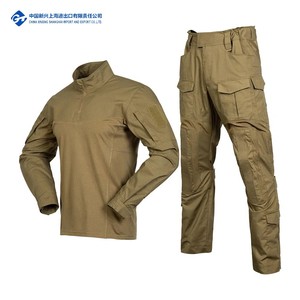 مخصص AK التمويه بدلة الضفدع قميص التكتيكي والسراويل مجموعة مع منصات الركبة للتدريب في الهواء الطلق ومهام ساحة المعركة - Product Image 2