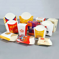 Échantillon Gratuit RTS – Emballage Personnalisé pour Fast-Food : Boîtes en Papier pour Burgers, Snacks et Frites – Boîte à Frites pour Plats à Emporter