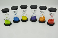 6pcs Per Set Timer Pasir Modern Ramah Lingkungan Tahan Lama 1 3 5 10 15 30 Menit