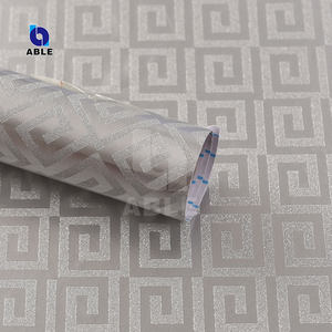 Stile moderno autoadesivo senza olio cucina carta da parati ad alta temperatura impermeabile goffratura decorativo PP adesivo per armadi - Product Image 3