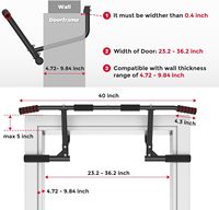 Barre de traction murale multifonctionnelle pour la maison, salle de sport intérieure, entraînement, barre de traction pour adultes