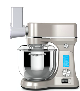 Robot culinaire planétaire en <span class=keywords><strong>aluminium</strong></span> moulé sous pression 6L à tête inclinable, 800W, super silencieux, écran LCD, 8 vitesses, prix usine - Product Image 1