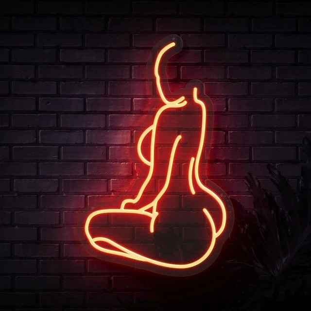 China Wholesale Price Sexy Lady Pattern Custom Design Led Neon Light Sign
