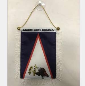 Высококачественный недорогой флаг-гирлянда из сатина с индивидуальным дизайном, 10x15 см, устойчивый к сминанию, с присоской для зеркала заднего вида автомобиля и домашнего декора - Product Image 4