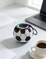 Lampe de football rechargeable à intensité variable par toucher avec haut-parleur intégré pour AGV et usage hôtelier, lumière blanc chaud doux pour l'éclairage sportif