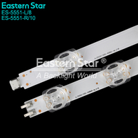 Bande lumineuse LED pour téléviseur ES-5551 pour SAM SUNG 55 pouces JL.D55011330-408AL-M_V18 BE55D-H Barre lumineuse LED pour téléviseur