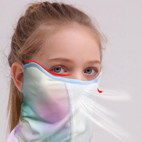 KKN Écharpe magique personnalisable pour enfants, protection solaire, anti-poussière, en maille, en spandex/polyester, fine, pour l'extérieur, l'alpinisme, le vélo, la randonnée