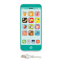 Máquinas educativas de aprendizaje Juguetes Teléfono móvil Teléfono celular con pantalla táctil multimodo para niños