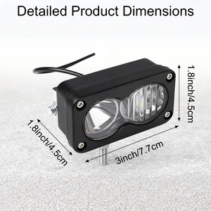 Baja Light 20W 1000LM, phare <span class=keywords><strong>de</strong></span> travail LED universel pour moto, vélo électrique, vélo tout-terrain, lampe <span class=keywords><strong>de</strong></span> conduite <span class=keywords><strong>auxiliaire</strong></span> - Product Image 2