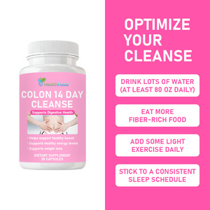 Factory Direct Colon 14 Day Cleanse Capsules with Total Carbohydrates Supports Healthy Energy Levels Nutrient Absorption Capsule - Product Image 6