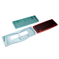 Service de fraisage CNC de clavier mécanique en alliage d'aluminium anodisé avec logo personnalisé de haute qualité OEM