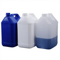 Bouteille en plastique de 1,32 gallon (5 litres) pour vin de riz, bidon carré pour lait avec couvercle, épaisseur 1 mm, qualité alimentaire, seau à vin de cuisine