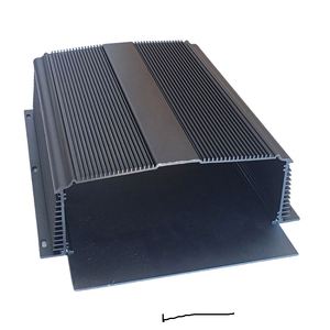 Boîtier de batterie électrique extrudé en alliage d'aluminium IP54 234*81, boîtier d'onduleur anodisé, boîte de sortie Lifepo4 d'usine - Product Image 5