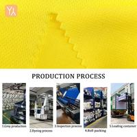 Vente directe d'usine, tissu piqué à trous respirant 100% polyester, absorbant la transpiration, tissu pour vêtements de sport