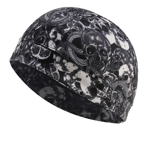 Cycling Cap Summer Windproof Breathable Sports Head Cover For Running And Cycling Adult Floral Pattern YM-MC - Product Image 2