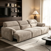 Canapé inclinable modulaire VOXHOME avec repose-pieds extensible, convertible en fauteuil lounge, meubles de salon