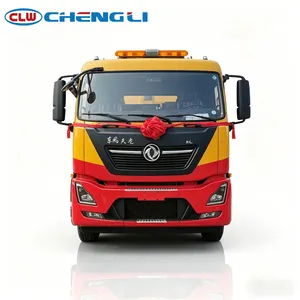 รถดูดสิ่งปฏิกูลแบบฉีดน้ำแรงดันสูง Dongfeng Kinland 6X4 ขนาด 22 ลูกบาศก์เมตร เครื่องยนต์ Cummins 320 แรงม้า พร้อมเครื่องยนต์เสริม - Product Image 3