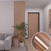 Papier peint métallique autocollant au design géométrique Papier peint vinyle amovible et autocollant pour meubles pour ascenseur et ascenseur Film décoratif
