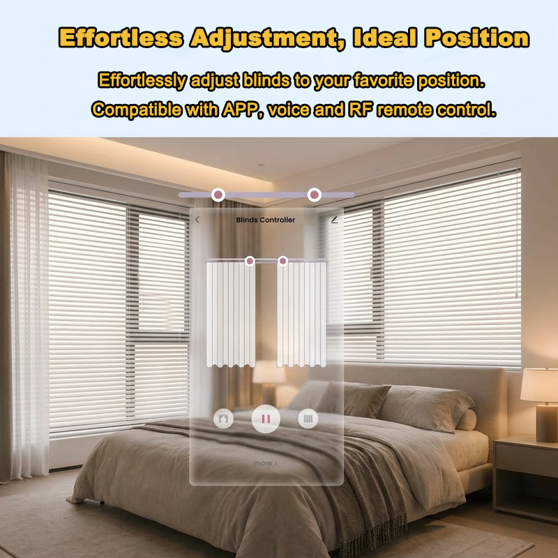 Smart Matter Metal Tubular Motor 25mm Roller Blinds AM25 Rechargeable Lithium Battery Powered Living Room Bedroom Office Use · image 5