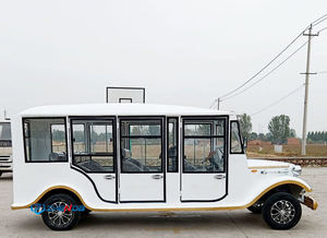Nuevo Auto Clásico de Invierno con Aire Acondicionado y Puertas, Auto Clásico Vintage Blanco Eléctrico para Múltiples Personas, Auto Turístico - Product Image 5