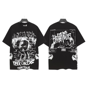 T-shirt Uomo Vintage 2026S Nuova Collezione Stile Americano con Stampa a <span class=keywords><strong>Pois</strong></span> e Strass, Traspirante e Anti-umidità - Product Image 4