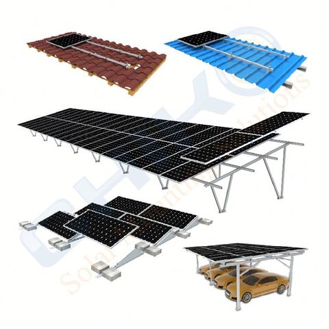 Solar PV Carport Mounting System - Durable & Versatile