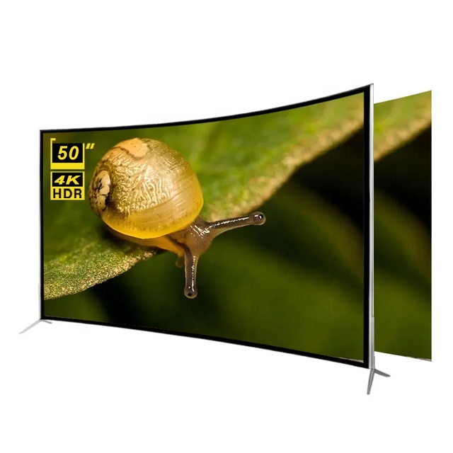 Factory Wholesale 50 Inch Smart TV Curved Screen 4K Ultra HD LED Television
