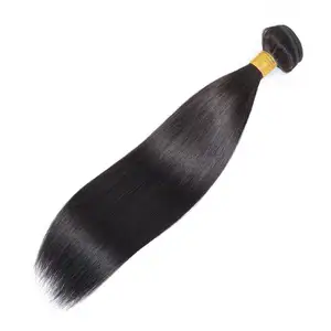 Produtos de cabelo humano virgem brasileiro cru barato longo 34 polegadas reta cutícula alinhada cabelo humano feixes extensão natural do cabelo