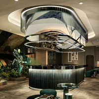 Moderne personnalisé léger luxe spécial arc tout - en - un bar bar bar café Furniture Design d'intérieur