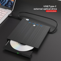 7-in-1 USB 3.0 External DVD burner Type-C Multifunctional CD Drive Expandable Optical Drive