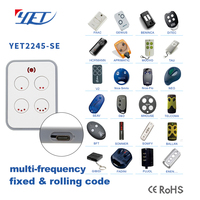 Nuevo Control Remoto Recargable para Garaje con Almacenamiento de Energía, 280-868Mhz, Clonación Cara a Cara, Duplicador YET2245 AIO SE PRO