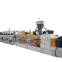 Ligne de granulation à sec de manioc PBAT + Machine de fabrication de matière première bioplastique PLA pour vaisselle dégradable
