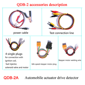 Actuador de automóvil para vehículo, Detector de fallas, bobina de coche, encendido, Motor paso a paso inactivo, válvulas de solenoide, controlador de probador de inyector - Product Image 3