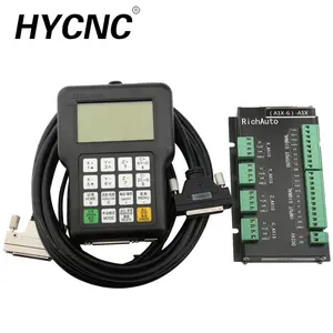 Hycnc मूल अमीर ऑटो Richauto उत्कीर्णन 4 अक्ष A18 डीएसपी रिमोट कंट्रोल Millng नियंत्रक प्रणाली सीएनसी रूटर मोशन कीमत