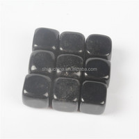 Piedras naturales de obsidiana para Whisky, piedras para enfriar bebidas, Whisky reutilizable, rocas para enfriar
