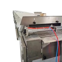 Tunnel de refroidissement automatique pour chocolat de 900 mm avec garantie d'un an, refroidisseur de chocolat pour moules à chocolat