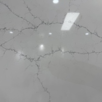 Moderne Cloud Jade Ice Engineered Quarzplatte 3200x1600mm |   CE SGS Zertifiziert |   Hotel-Kücheninsel & Badezimmer-Waschtischplatte