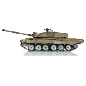 Heng длинные 1/16 7,0 настроить Challenger II RC Танк 3908 360 градусов, металлические гусеницы, колеса, стальная коробка передач, игрушки для тукана