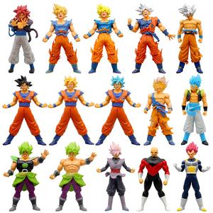 HY Nouvelle Conception Figurines <span class=keywords><strong>Dragon</strong></span> <span class=keywords><strong>Ball</strong></span> <span class=keywords><strong>Z</strong></span> Jouets de Combat Goku Vegeta Modèle de Collection Anime Poupée Personnalisée - Product Image 1