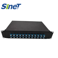 Harga lebih murah bingkai distribusi serat optik 1U dengan SC LC 12/16/24 Panel Patch serat Port ODF tipe konektor FC serat SM bekas