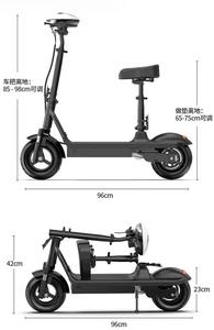 <span class=keywords><strong>Scooter</strong></span> Eléctrico con Neumáticos de 10 Pulgadas, Amortiguación de 4 Capas y Asiento Cómodo - Product Image 2