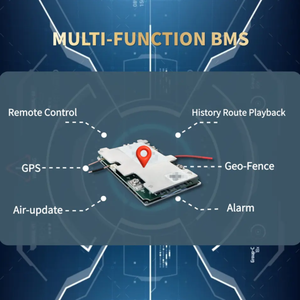 ESINO BMS Inteligente Multivoltaje - Gestión de Baterías 3S/4S/10S/13S 10A 17 Cadenas 60A con Protección de Corte por Baja/Alta Temperatura y Seguimiento por APP/SMS - Product Image 5