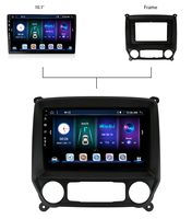 Reproductor de DVD para coche Android de 10,1 pulgadas, Radio de coche, Audio, navegación GPS, Control de volante OBD para Chevrolet Silverado/ GMC-sierra