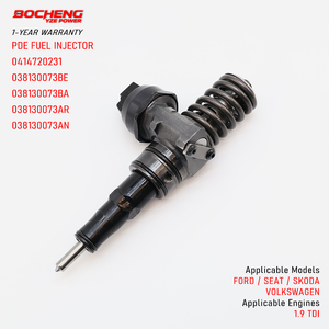 Injecteur de carburant diesel 0414720231, buse de pompe 038130073BE, injecteur unitaire 038130079FX pour VW Golf Sharan Ford Galaxy 1.9 TDI - Product Image 1
