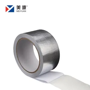 2024 Premium Customized Waterproof & Heat Resistant Aluminum Foil Fiberglass Cloth Tape For HVAC Duct Sealing