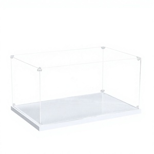 Boîte <span class=keywords><strong>de</strong></span> présentation en acrylique transparente personnalisable FP-CP pour modèles, ballons <span class=keywords><strong>de</strong></span> basket, ballons <span class=keywords><strong>de</strong></span> football, autres ornements avec couvercle anti-poussière - Product Image 1