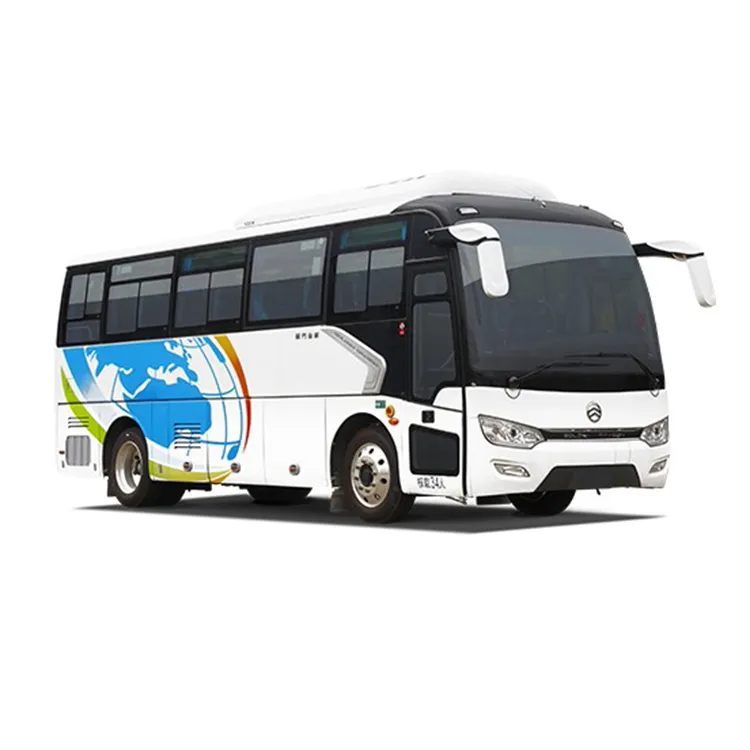 2023 Electric EV Sightseeing Neue Busse 8 Meter 46-Sitzer Toilette Luxus bus Diesel