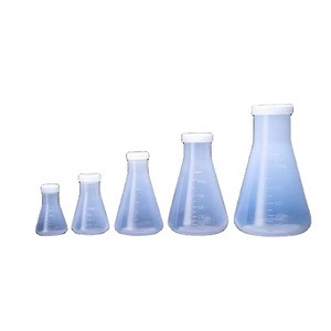 Bán buôn Nguồn cung cấp phòng thí nghiệm nhự<span class=keywords><strong>a</strong></span> Polypropylene đáy tròn hình nón cốc <span class=keywords><strong>erlenmeyer</strong></span> flasks với tam giác cap PP cổ flasks - Product Image 2