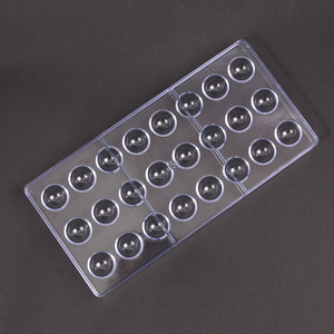 HY Semi Sphère Chocolat <span class=keywords><strong>Moule</strong></span> PC Polycarbonate Chocolat Bar <span class=keywords><strong>Moule</strong></span> <span class=keywords><strong>Demi</strong></span> Boule En Plastique Bonbons Maker <span class=keywords><strong>Moule</strong></span> - Product Image 5