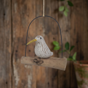 Gubuk Bali - Decoración Colgante de Gaviota Hecha a Mano, Ecológica, Ligera y Moderna, Diseño Art Deco, Marco de Metal, Madera Natural para Cocina - Product Image 3